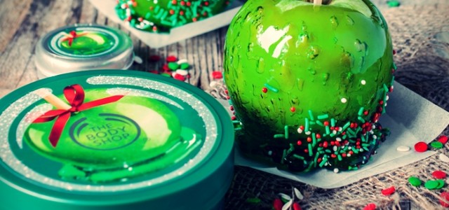 Καραμελωμένα πράσινα μήλα και άρωμα πράσινου μήλου από #BodyShop!