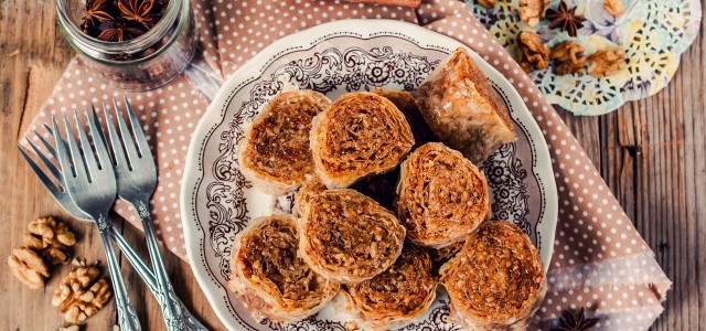 Ρολάκια μπακλαβά