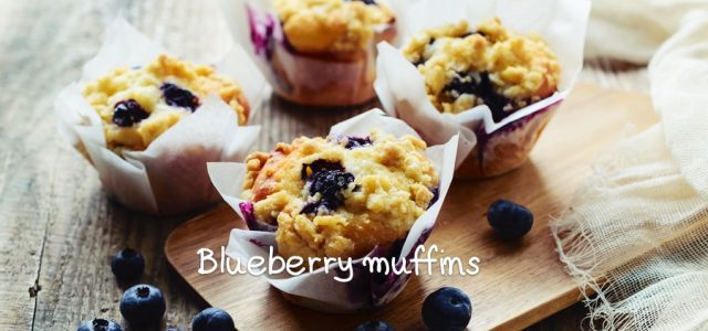 Blueberry muffins – Μάφιν με μύρτιλλα